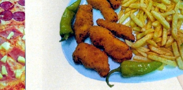 Nuggets mit Pommes & Salat